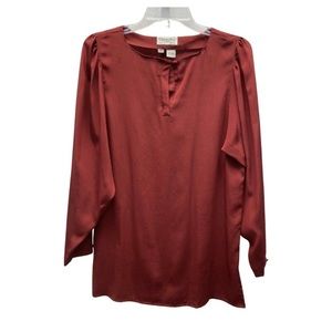 Christian Dior Burgundy Blouse
